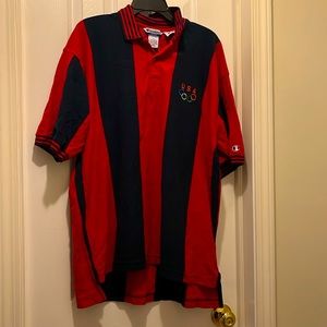 Men’s USA Olympics polo cotton shirt. NWT